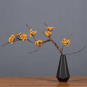 32 Gypsophila artificial silk flower plum blossom Centerpiece Artificial flowers Branches, wedding flowers,cherry blossom flowers Orange