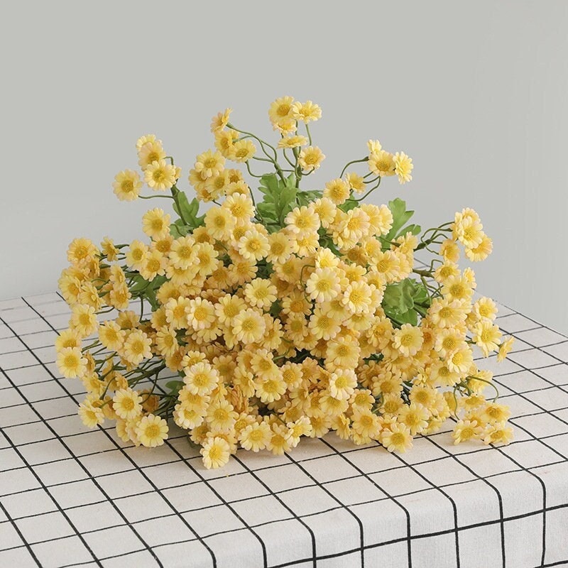 Daisy Flowers Gerbera Daisy Artificial Flowers Spring Etsy