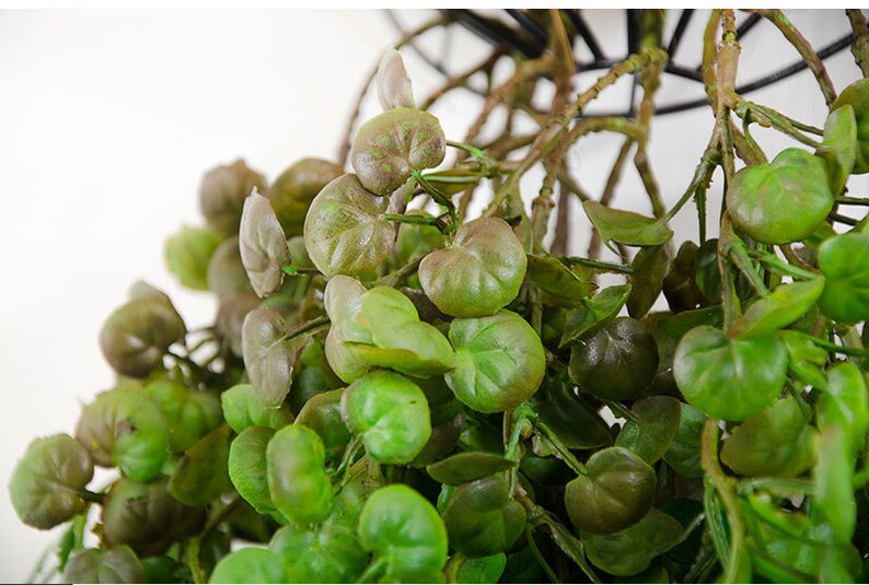 29.53\u2018\u2019 bean Garland For Wedding,artificial leaf hall wall hanging living fake greenery artificial planting Silk leaf artificial grass 75cm