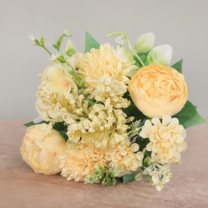 Multi Headed Roses Multi-headed Rose Bouquet Bridal Bouquet Artificial 7 Roses - Etsy