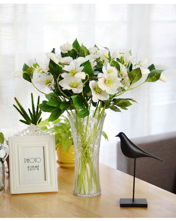 7-Äste Künstliche Kunststoff Eukalyptus Pflanze Blume Büro Party Hochzeit