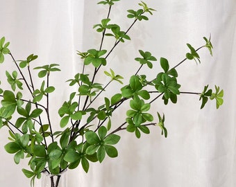 39" long artificial Tinea japonica leaves branches long stems home decor high quality Enkianthus Leaves Green Leaves Artificial Plant