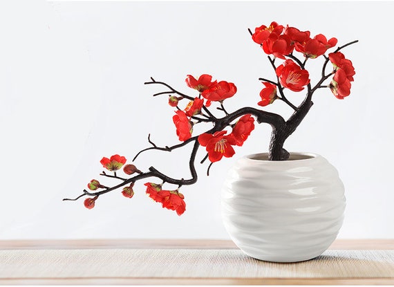 Japanese Blossom Tea Jar Collection - Petals & Vine Design
