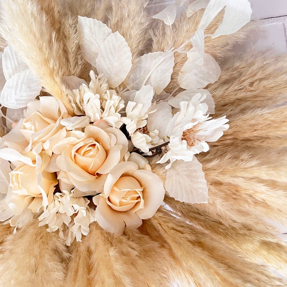 35artificial Flower Champagne Poppy Flower Cloud Hobo Wedding Arch