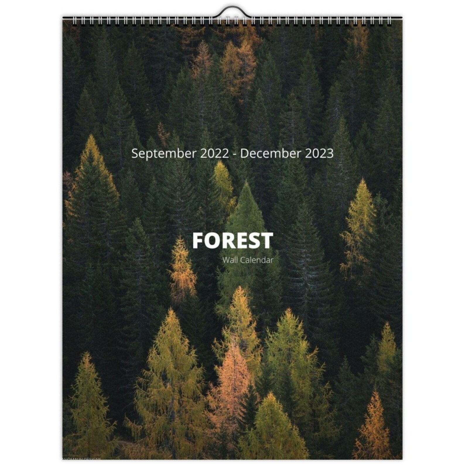 2023 Forest 12 Month Wall Calendar Nature Trees - Etsy Canada