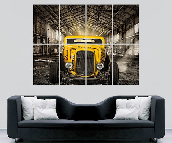 HOT ROD CAR POSTER CLASSIC USA LARGE WALL ART HUGE