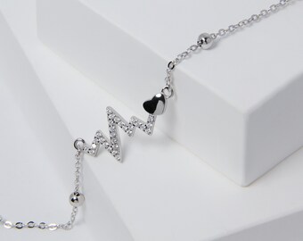 heartbeat ankle bracelet