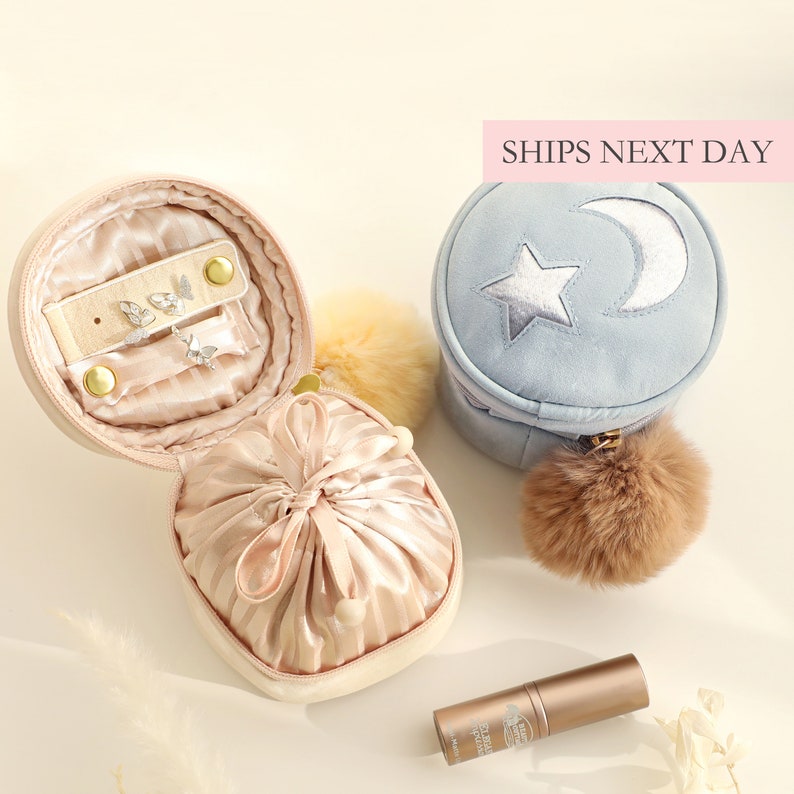 Jewelry Travel Pouch Case Box Accessories Organizer Storage Etsy