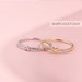 Simple Minimalist Tiny Heart Ring Stackable, 925 Sterling Silver Gold Dainty Promise Ring Bestfriend Friendship Ring For Her Size Adjustable