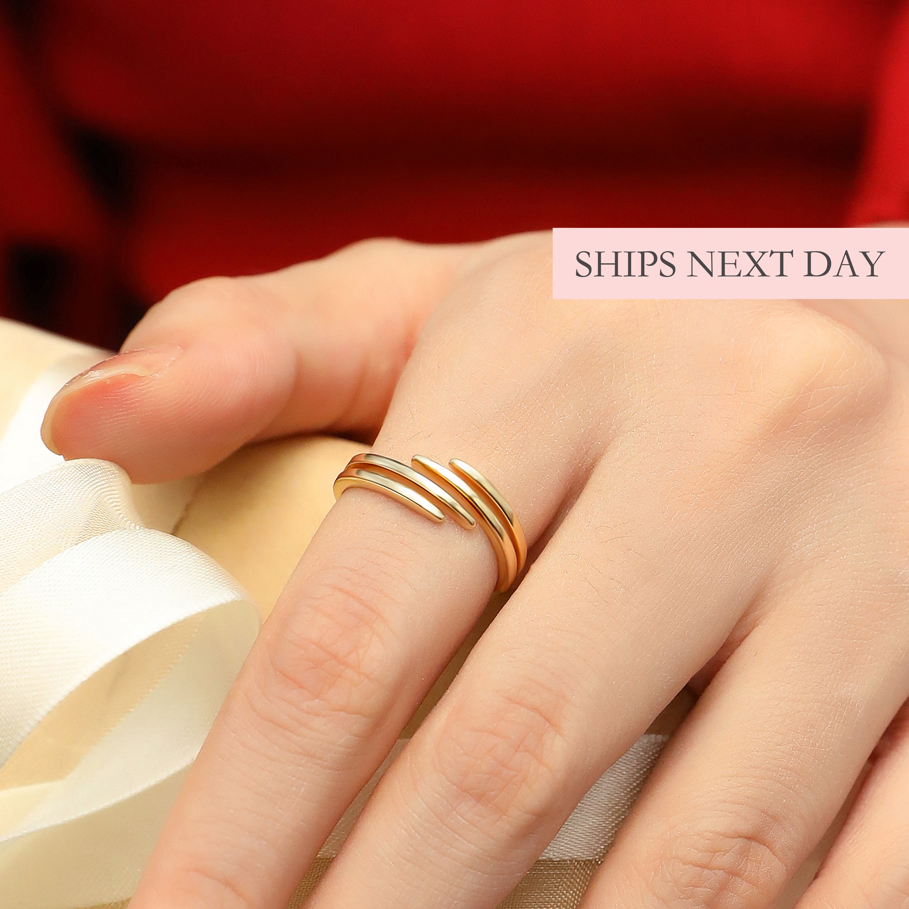 Gold Pointer Finger Ring 2024 | burnham-ward.com