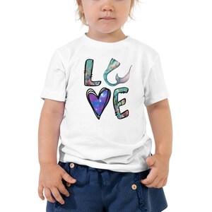 Toddler Mermaid Shirt, Mermaid Top, Mermaid Tshirt, Mermaid T Shirt, Beach Theme Gift, Mermaid Outfit, Mermaid Birthday Shirt, LOVE