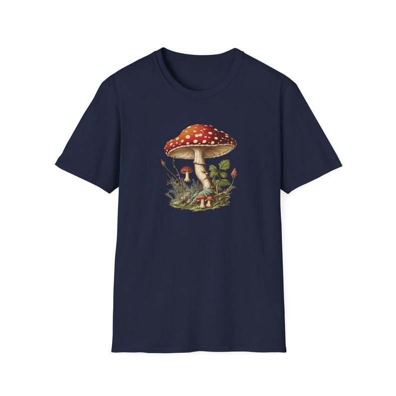 Adult Psychedelic Magic Mushroom T Shirt, Cottagecore Aesthetic ...