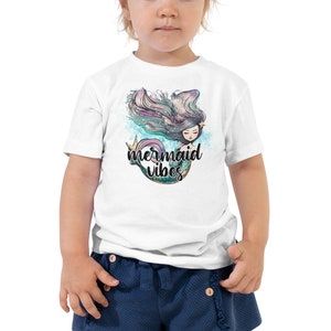 Kleinkind Meerjungfrau Shirt, Meerjungfrau Top, Meerjungfrau Tshirt, Meerjungfrau T Shirt, Strand Thema Geschenk, Meerjungfrau Outfit, Meerjungfrau Geburtstag Shirt, Meerjungfrau Vibes
