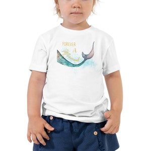 Kleinkind Meerjungfrau Shirt, Meerjungfrau Top, Meerjungfrau Tshirt, Meerjungfrau T Shirt, Strand Thema Geschenk, Meerjungfrau Outfit, Meerjungfrau Geburtstag Shirt, Forever A