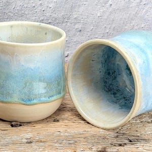 Unique Pottery Wine Whisky Cup Tumbler Set - Handmade