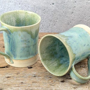 Large 16 oz Coffee and Beer Mug Set - Handmade