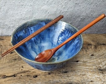 Handmade Pottery Ramen Noodle Pho Bowl