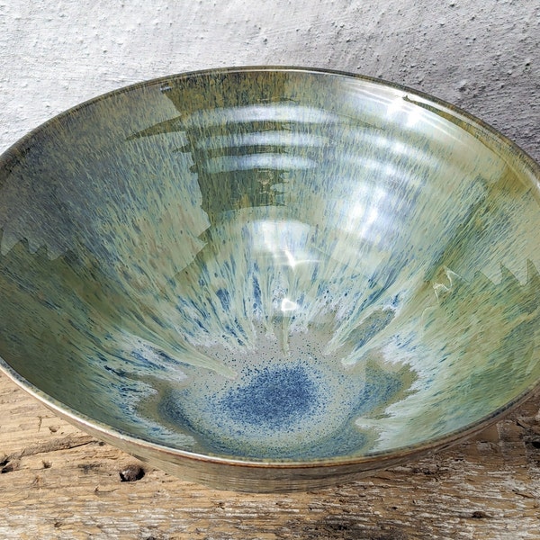 Large Handmade Pottery Serving Bowl