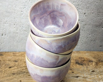 Artisan Ceramic Bowl Bundle - 4 Piece Stoneware Set