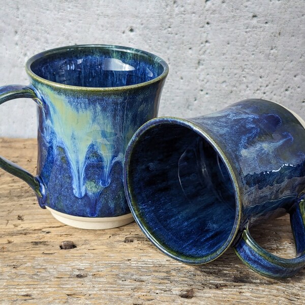Pottery Mug Set Etsy