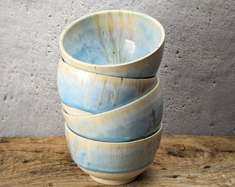 Handmade Pottery Bowl Set (4)