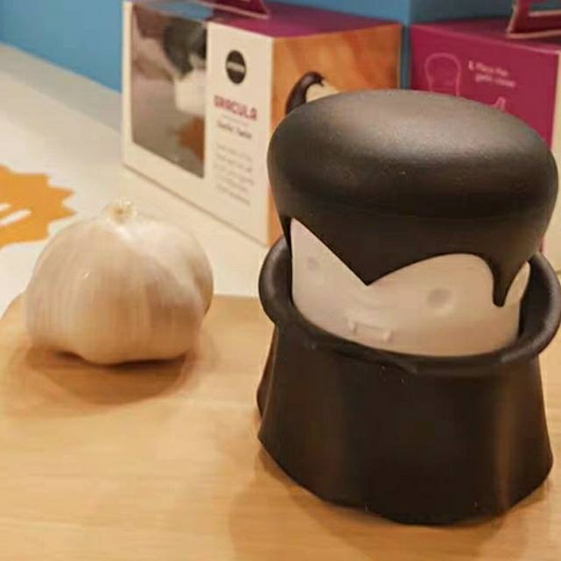 Garlic Press Crusher Cutter Mincer Gracula GarlicAPeel Etsy