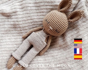 Oscar and Hazel. crochet pattern, häkeln, Anleitung, bunny, Kuscheltier, deutsch, english, francais, espanol. Amigurumi.