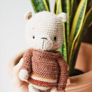 Floki, the bear. Crochet pattern, English language, francais, espanol. Häkelanleitung, deutsch.Amigurumi, Kuscheltier, Häkeltier, Teddy. image 8