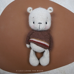 Floki, the bear. Crochet pattern, English language, francais, espanol. Häkelanleitung, deutsch.Amigurumi, Kuscheltier, Häkeltier, Teddy. image 3