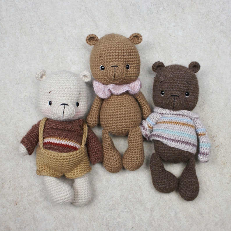 Floki, the bear. Crochet pattern, English language, francais, espanol. Häkelanleitung, deutsch.Amigurumi, Kuscheltier, Häkeltier, Teddy. image 5