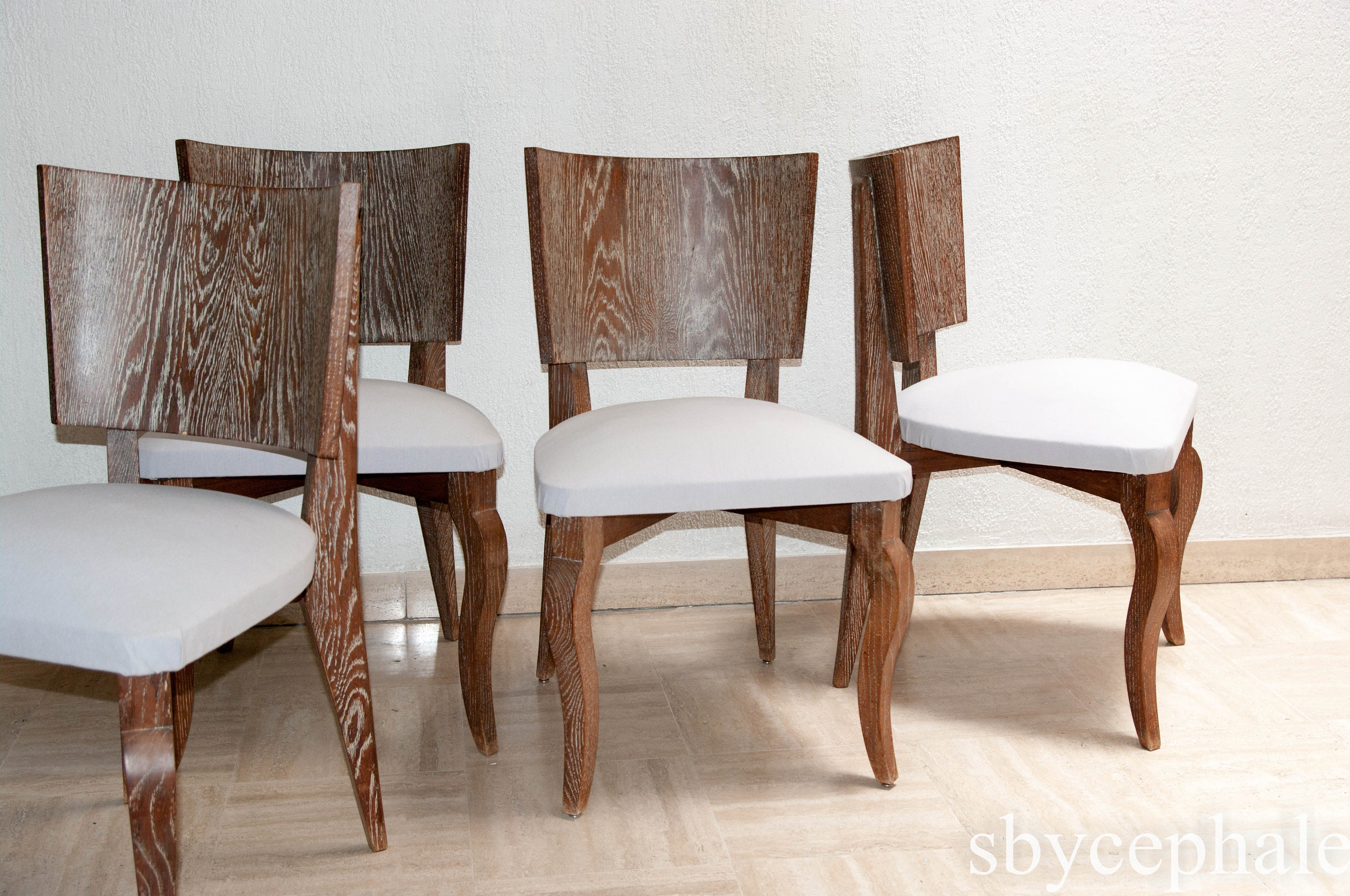 Limed oak online chairs