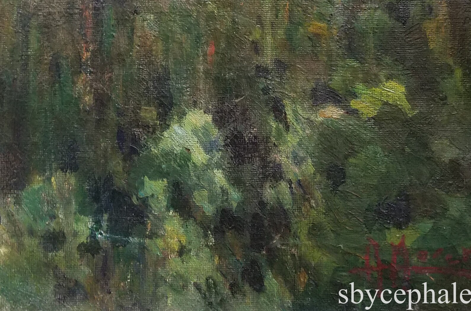 Antonio Moretti 18811965 Oil on Canvas Listed Artist Signed Original