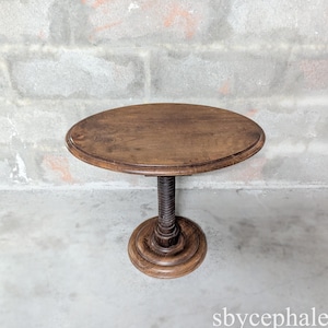 Vintage Französisch 1940 oval Beistelltisch Art déco Charles Dudouyt Stil