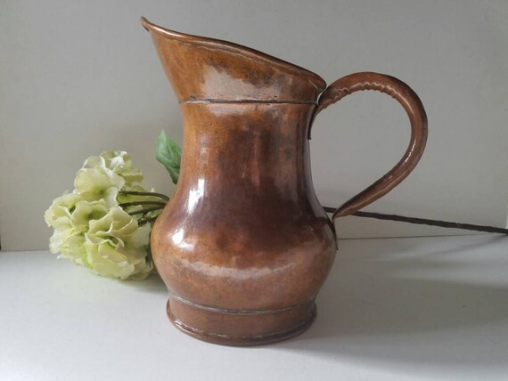 フランス プロヴァンス アンティーク 水差し ピッチャー 銅器 19