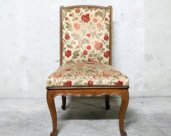 Antique 18th century French Provence chair Regency era circa 1720