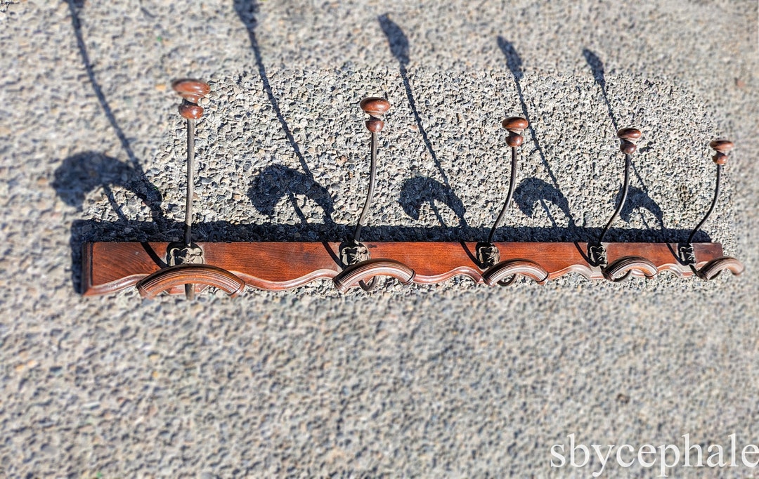 French Antique Coat Rack Wall Hanger 1900 's Paris Belle Epoque Hat ...