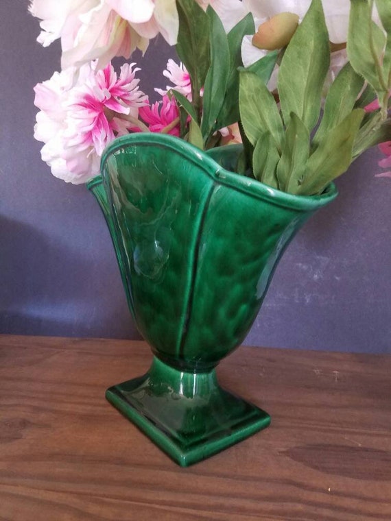 TEXTURA 緑色 陶器製 一輪挿し 花瓶 一輪挿し 陶器 ゲラルド ショート 直径7×高さ10cm （ フラワーベース インテリア オブジェ ）