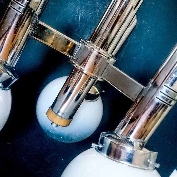 Snapshot of Chrome Pipe Chandelier
