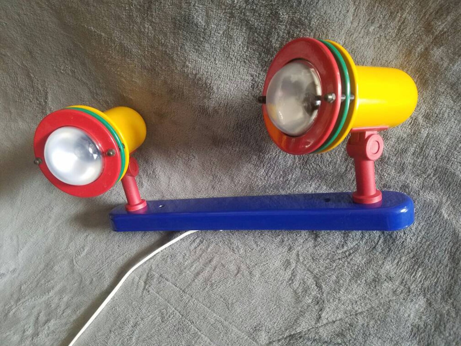 Plafonnier Vintage Memphis Sottsass 3 Spots - Occasion, Design Années 80