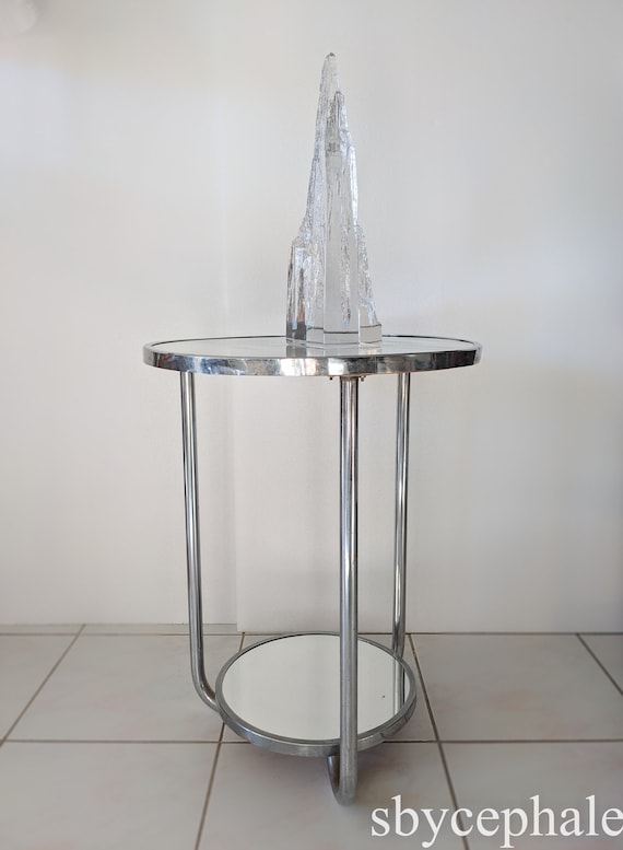 DAUM France 1970's Large Iceberg Brutalist Crystal Sculpture