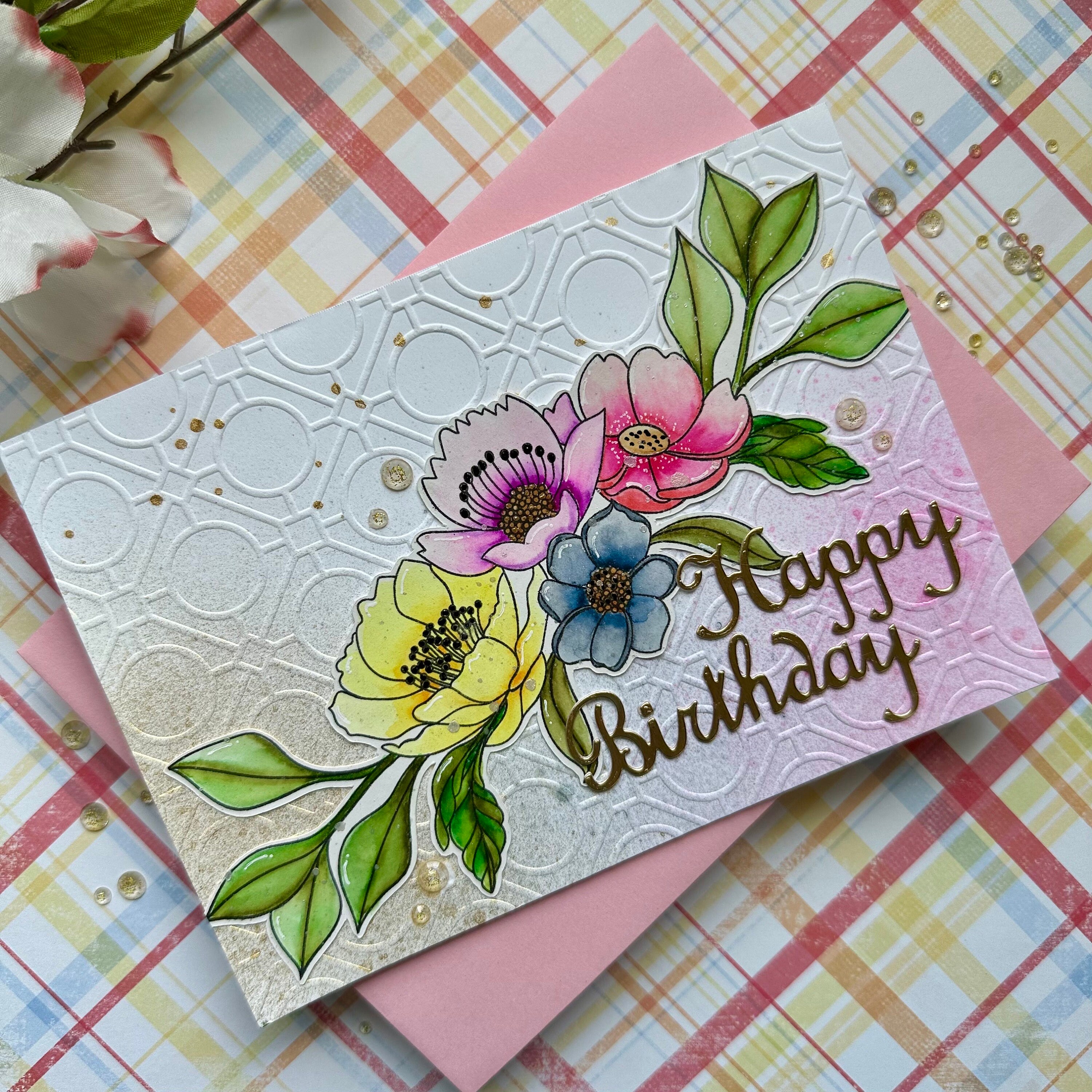 Butterfly Design Cards Heartfelt Wishes Daughter Birthday Card - Floral Butterfly Design 9x6 Inches Happy Birthday Daughter
