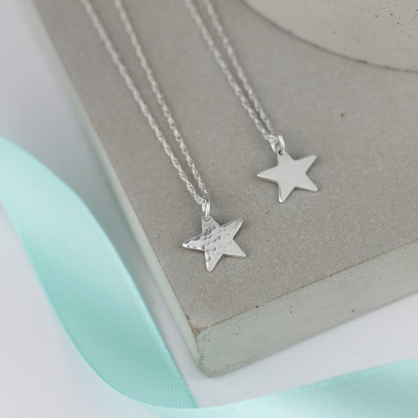 Silver Star Necklace, Small Star Necklace, Little Star Necklace, Sterling Silver Star Necklace, Layering Necklace, Celestial Necklace