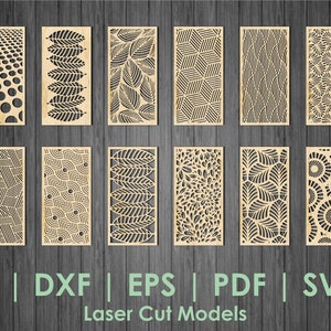 Decorative panels for laser cutting SVG, Pattern of decorative panels EPS, Ornamental vector, Decorative panels CDR, Wall decor