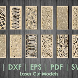 Decorative panels for laser cutting SVG, Pattern of decorative panels EPS, Ornamental vector, Decorative panels CDR, Wall decor