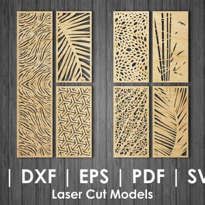 Decorative panels, Decorative panels SVG, Ornamental panels EPS, Laser-Cutting CDR