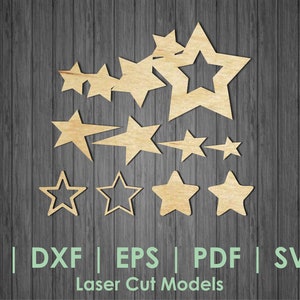 Sterren SVG, Sterren CDR, elemnts decor svg, verjaardag decor svg, Sterren elementen decor
