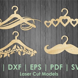 Set of wedding hangers svg. Hanger svg. Wedding Hanger SVG, EPS, DXF. Wedding hanger cricut.