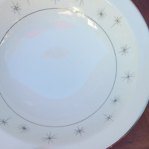 7 piece set Vintage japan ZYLSTRA CELESTIAL set shops oval bowl cream sugar gravy ATOMIC 1 oval plate & 1 bowl, 1 large bowl, gravy, cream sugar