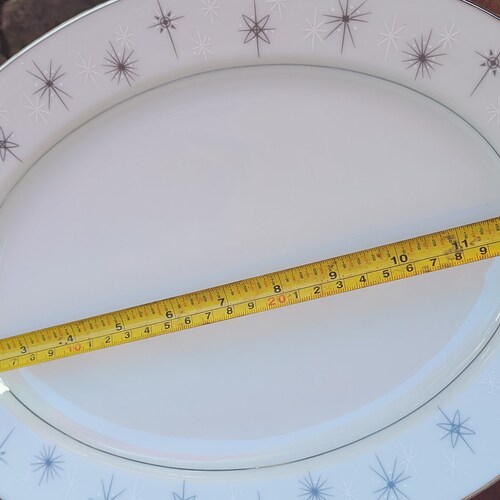 7 piece set Vintage japan ZYLSTRA CELESTIAL set shops oval bowl cream sugar gravy ATOMIC 1 oval plate & 1 bowl, 1 large bowl, gravy, cream sugar