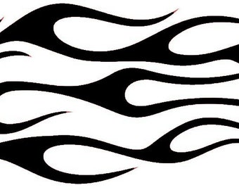 Hot Rod Flames Vinyl Decal